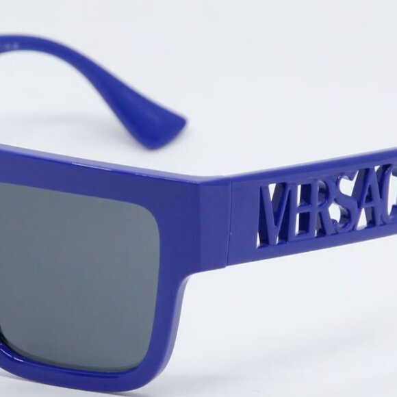 NWT Versace VE4430U Blue Square 53mm Sunglasses main image 4
